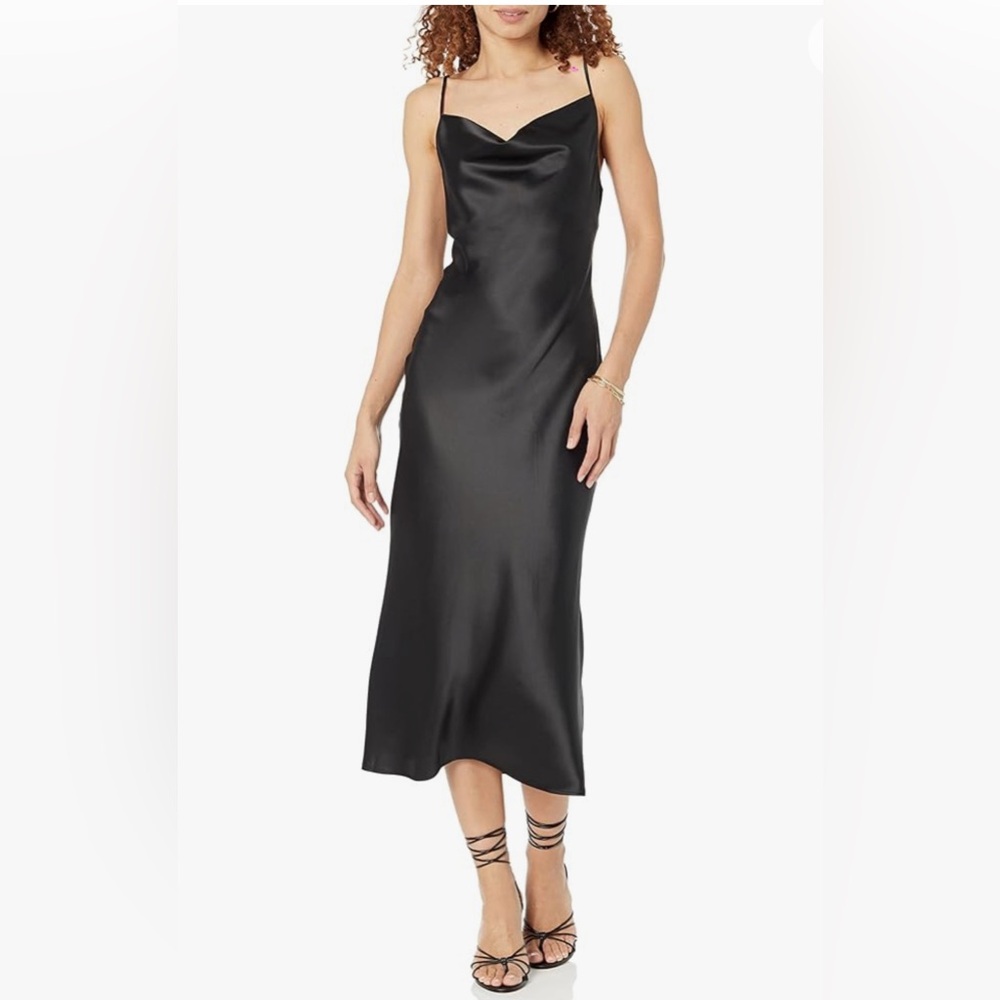 Full Length Black Cocktail Dress